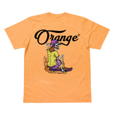 CAMISETA ORANGE SKULL SK8 (LARANJA)