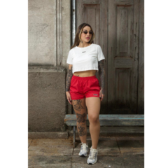 Cropped t-shirt logo off white Mafiusu - comprar online