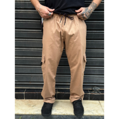 Calça sarja cargo Orange Brand (Cáqui) na internet