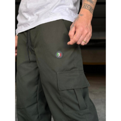 Calça Cargo Mafiusu Verde (Unissex) - Planet Street