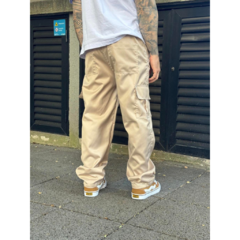 Calça cargo creme Mafiusu (unissex) - Planet Street