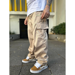 Calça cargo creme Mafiusu (unissex)