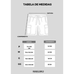 SHORTS CARGO SARJA TERRA MAFIUSU - loja online