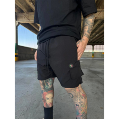 SHORT CARGO TACTEL MAFIUSU (PRETO)