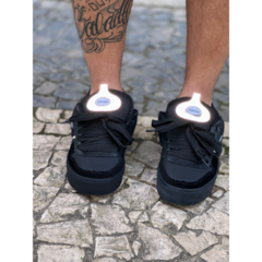 Hocks Puff preto refletivo - Planet Street