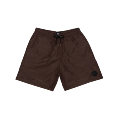 SHORTS CONTRAST MARROM PLANO C