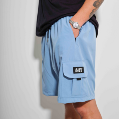 SHORT CARGO RIPSTOP PLANO C (AZUL)