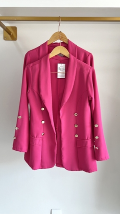 Blazer Alfaiataria Pink