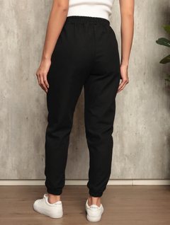 CALÇA JOGGER LINHO PRETO - comprar online