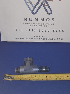 Flared Tube Bulkhead Tee - PN/ MS24388-6D (Und) - Loja RUMMOS - PEÇAS AERONAUTICAS BELÉM