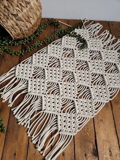 Tapetinho Ana em Macrame - Cru - 35x50cm - comprar online