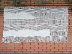 Painel Casulo em macrame