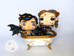 Funko Pop Feyre e Rhys Banheira