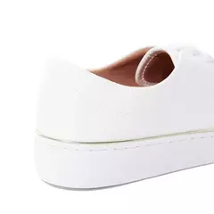 ZAPATILLAS CLASICAS C/ DETALLE DORADO PU BL 1214.15 (98860100) - Brenda Local