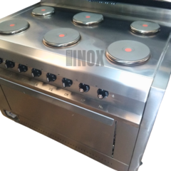 Cocina industrial eléctrica trifasica 6 discos ideal embarcaciones y escuelas