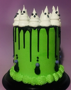 CAKE VERDE - NEGRO HALLOWEEN