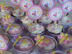 +CUPCAKES FLORES y MARIPOSAS