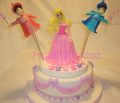 TORTA PRINCESA AURORA - BELLA DURMIENTE