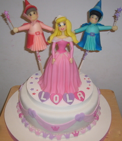 TORTA PRINCESA AURORA - BELLA DURMIENTE en internet