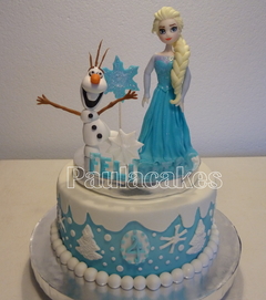 TORTA PRINCESAS FROZEN Y OLAF - comprar online