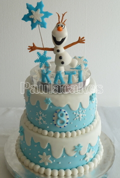 TORTA PRINCESAS FROZEN Y OLAF - tienda online