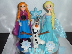 TORTA PRINCESAS FROZEN Y OLAF - Paulacakes