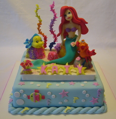 TORTA PRINCESA ARIEL - SIRENITA en internet