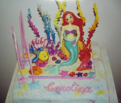 TORTA PRINCESA ARIEL - SIRENITA