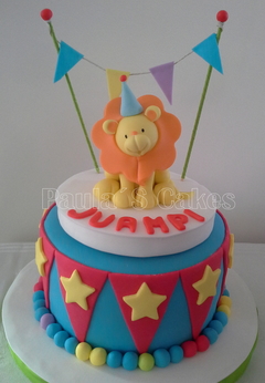 TORTA ANIMALES SELVA - Paulacakes