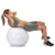 Bola de Pilates/Gym Ball 65cm - Transparente