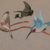Almofada Bordado Pássaros Verdes Linho Cru Para Sofá na internet