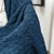 Manta de tricô azul tamanho 130x150 - comprar online