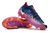 Chuteira Nike Phantom GT 2 Elite DF FG - Azul, roxo e vermelho