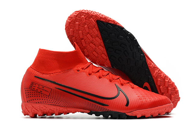 Chuteira nike hot sale mercurial vermelha society