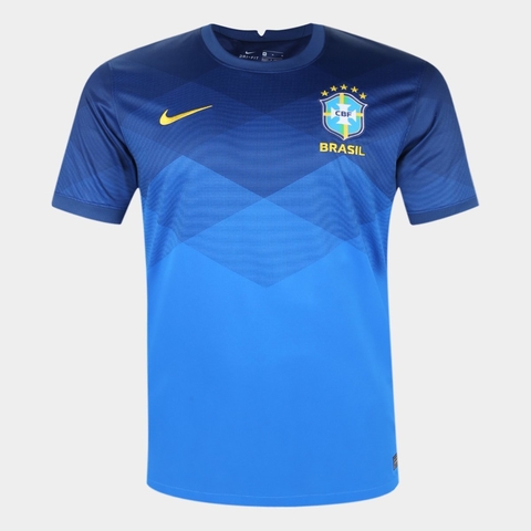 Camisa SELEÇÃO do brasil Azul II 2020 Torcedor NIKE Masculina - Azul