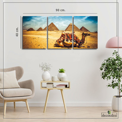 Cuadro Camello Piramides Egipto - comprar online