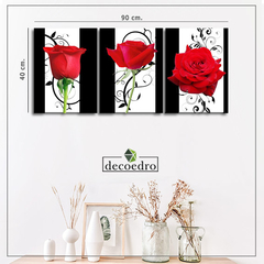 Cuadro Rosas Flores Artistico - comprar online