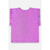 BLUSA MANGA CURTA EM MEIA MALHA ROXO ORQUIDEA UP BABY - comprar online