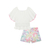 CONJUNTO DE BLUSA BOXY E SHORTS EM MALHA BORBOLETA KUKIÊ - Olile Baby - Moda Infantil 