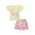 CONJUNTO DE PIJAMA DE BLUSA EM MALHA FRESH E SHORTS EM MALHA CONFY HORA DA DIVERSÃO KUKIÊ - Olile Baby - Moda Infantil 