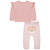 CONJUNTO DE BLUSÃO EM MOLETOM COM CALÇA EM TERMOSKIN PELUCIADO FLORESÇA TODA DIA INFANTI - Olile Baby - Moda Infantil 