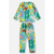 PIJAMA BLUSA E CALCA EM MALHA SOFT VERDE ELETRICO UP BABY - comprar online