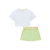 CONJUNTO DE BLUSA BOXY OVER MC E SHORT VERDE KUKIÊ - loja online