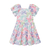 VESTIDO EM MALHA TEXTURIZADA BORBOLETA COLORIDO KUKIE - Olile Baby - Moda Infantil 