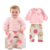 CONJUNTO BLUSÃO PELO E CALÇA MOLECOTTON URSINHO ROSA MARYS UP BABY