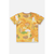 CAMISETA MANGA CURTA EM MALHA FLAME SOL AMARELO UP BABY na internet