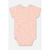 BODY MANGA CURTA EM SUEDINE CACHORRINHO ROSA NUVEM UP BABY - comprar online