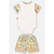 CONJUNTO BODY E SHORT EM SUEDINE SAFARI PANDA UP BABY - loja online