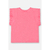 BLUSA MANGA CURTA EM MEIA MALHA PINK FLUOR UP BABY - comprar online