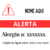 ADESIVO DE ALERTA